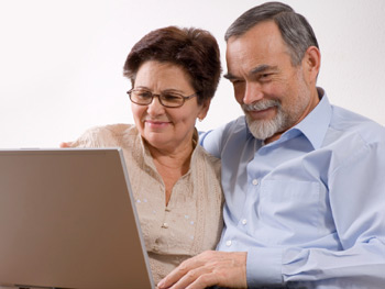 Couple With Computer
