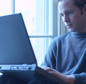 Couple With Computer