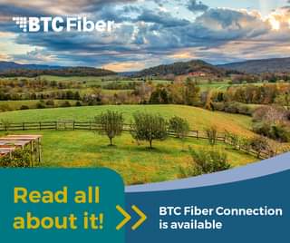 May be an image of mountain, cloud, tree and text that says 'BTCFiber BTC Read all about it! >> BTC Fiber Connection is available'